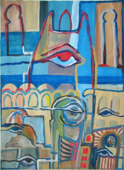 Ghardaia, über der Stadt, 1993